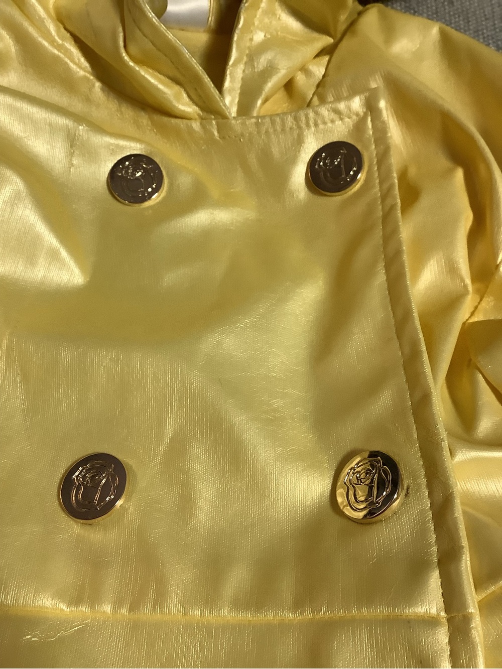 Disney Store Beauty & The Beast Princess Belle Toddler Hooded Jacket Size 4 - Picture 10 of 14